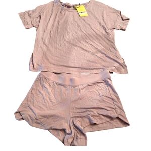NWT Recliner PJ Set Women's XS Lilac Purple Sleepwear Pajama Modal Top Shorts